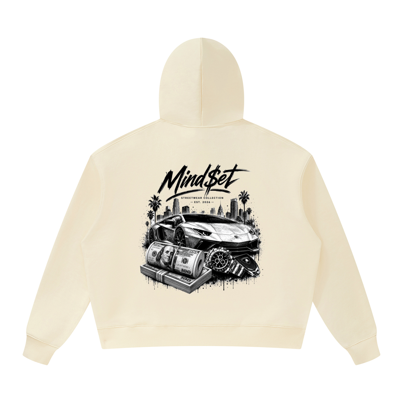 Mind$et Dream Unisex Oversized Heavyweight Hoodie