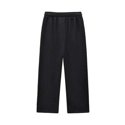 Mind$et M$ Logo  Contrast-Stitched Fleece Sweatpants