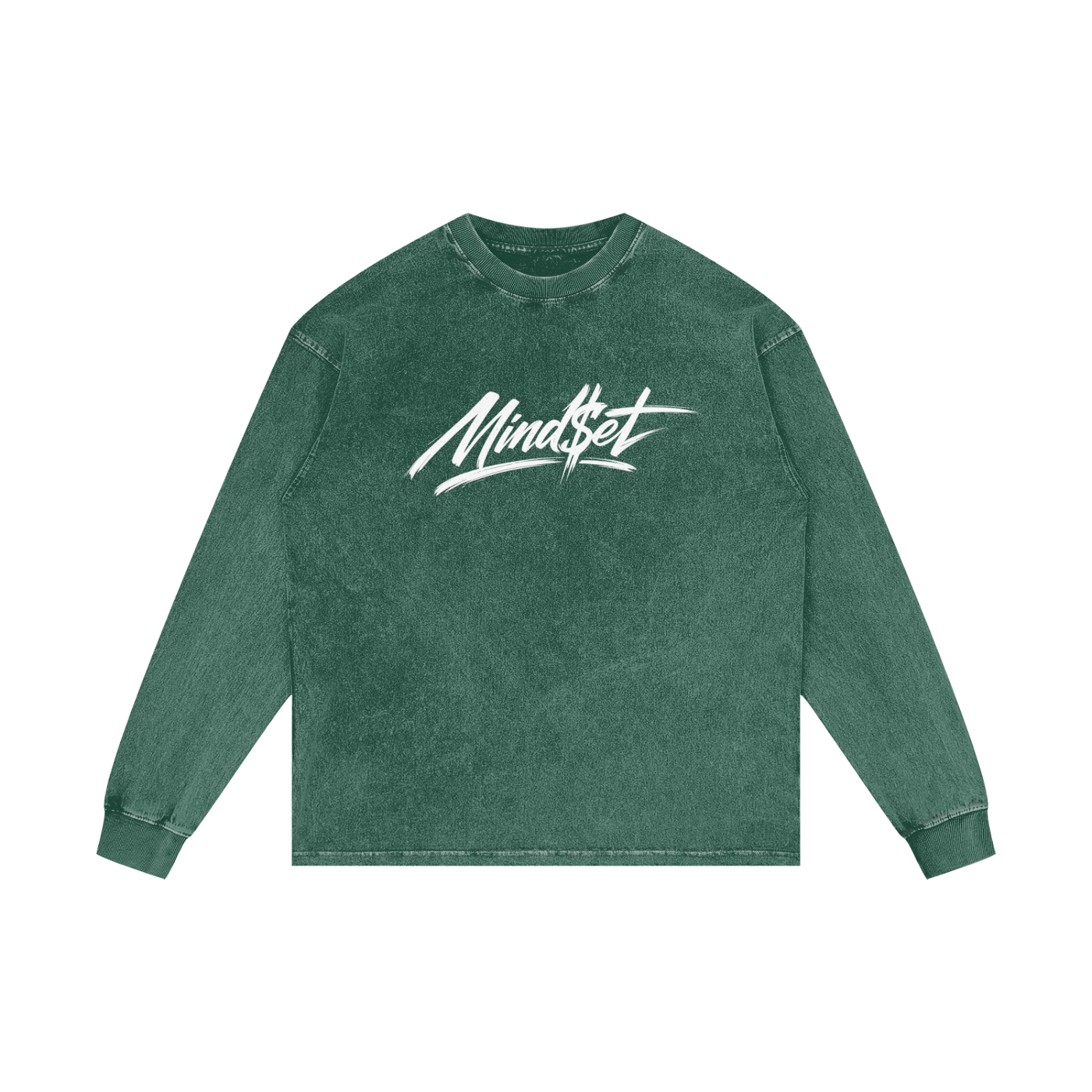 Acid Wash Oversize Long Sleeve T-Shirt