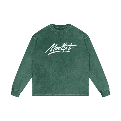 Acid Wash Oversize Long Sleeve T-Shirt