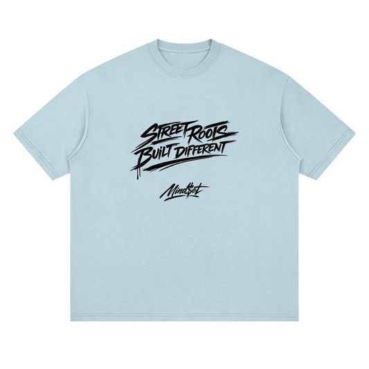 "Street Roots" Streetwear Loose Drop Shoulder T-Shirt