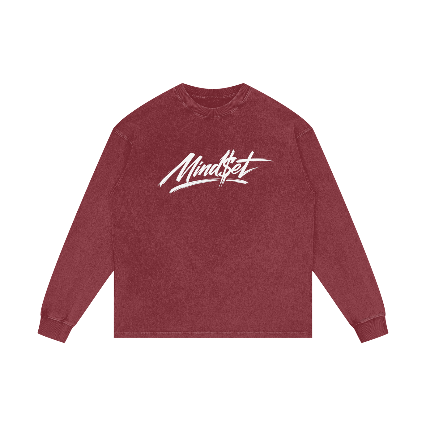 Acid Wash Oversize Long Sleeve T-Shirt