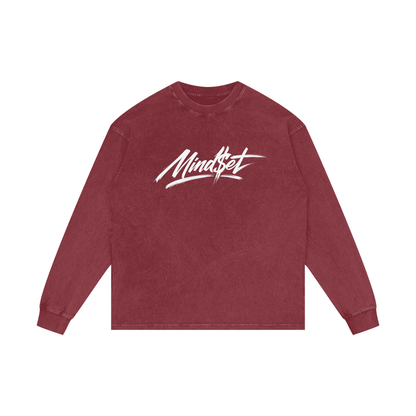 Acid Wash Oversize Long Sleeve T-Shirt