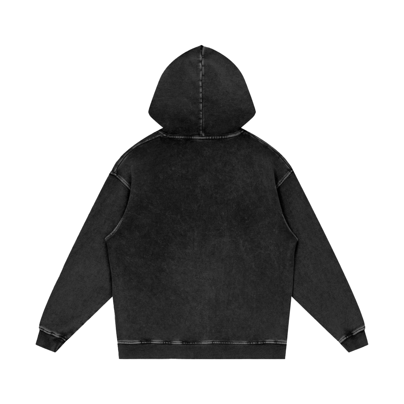 Snow Washed Loose 100% Cotton Hoodie