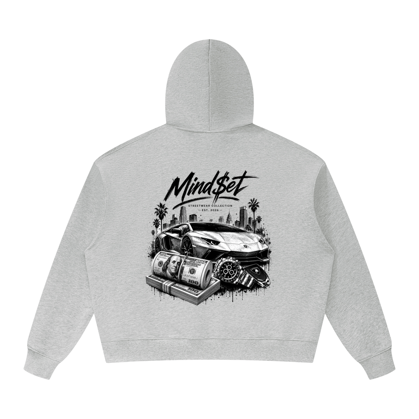 Mind$et Dream Unisex Oversized Heavyweight Hoodie