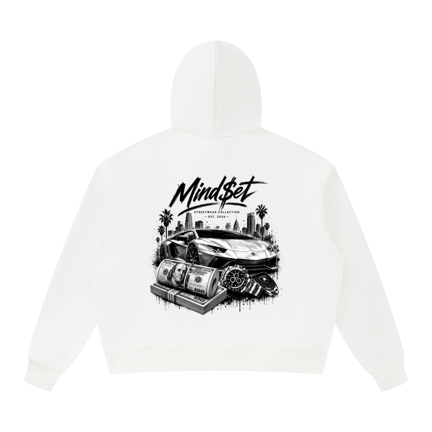 Mind$et Dream Unisex Oversized Heavyweight Hoodie