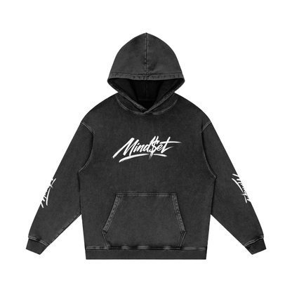 Snow Washed Loose 100% Cotton Hoodie
