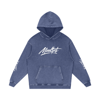 Snow Washed Loose 100% Cotton Hoodie