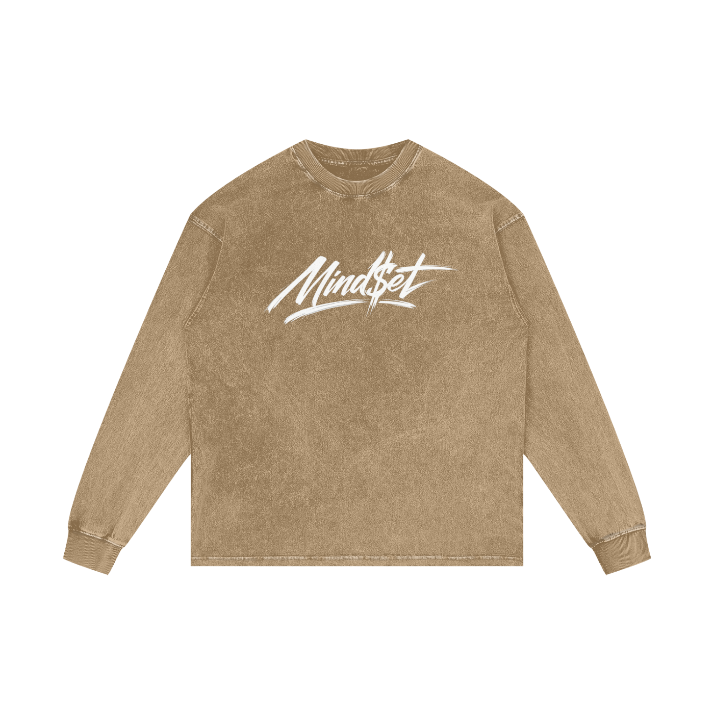 Acid Wash Oversize Long Sleeve T-Shirt