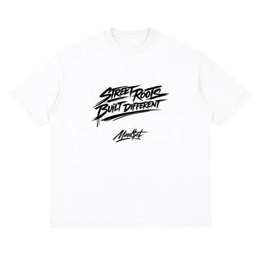 "Street Roots" Streetwear Loose Drop Shoulder T-Shirt