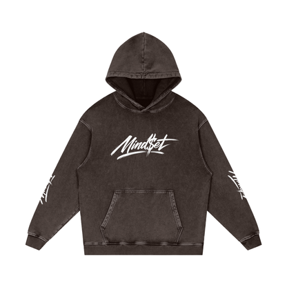 Snow Washed Loose 100% Cotton Hoodie