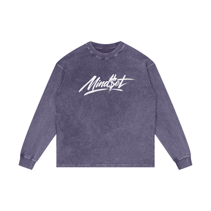 Acid Wash Oversize Long Sleeve T-Shirt