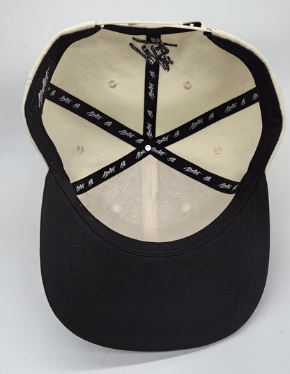 Off-White and Black Hat