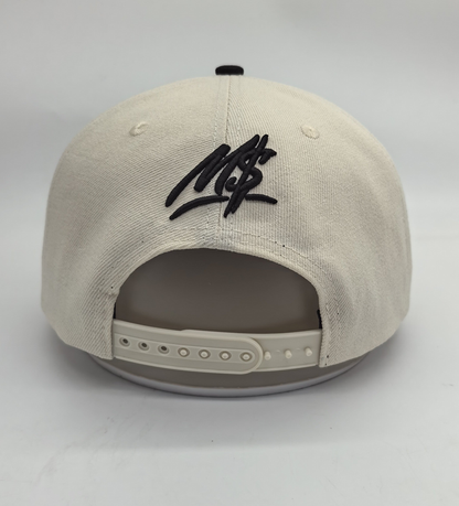 Off-White and Black Hat